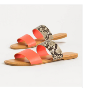 Coral Snake Sandals