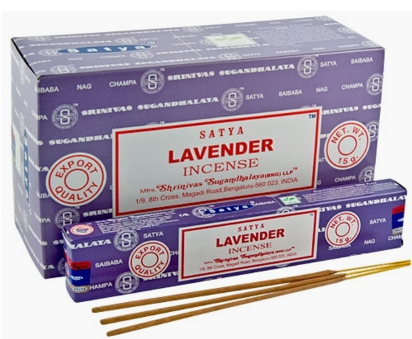English Lavender Satya Incense Sticks