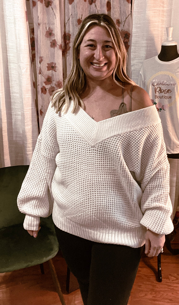 Callie V Neck Sweater